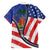 Haitian Americans Zipper Stylized Family Matching Off Shoulder Maxi Dress and Hawaiian Shirt Haiti Heritage Month 2025