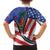 Haitian Americans Zipper Stylized Family Matching Off Shoulder Short Dress and Hawaiian Shirt Haiti Heritage Month 2025