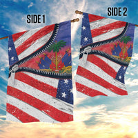 Haitian Americans Zipper Stylized Garden Flag Haiti Heritage Month 2025