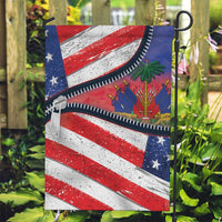 Haitian Americans Zipper Stylized Garden Flag Haiti Heritage Month 2025