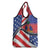 Haitian Americans Zipper Stylized Grocery Bag Haiti Heritage Month 2025