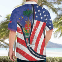 Haitian Americans Zipper Stylized Hawaiian Shirt Haiti Heritage Month 2025