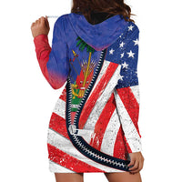 Haitian Americans Zipper Stylized Hoodie Dress Haiti Heritage Month 2025