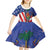 Haitian Americans Zipper Stylized Kid Short Sleeve Dress Haiti Heritage Month 2025