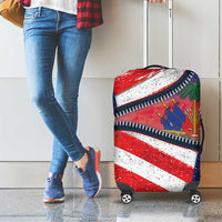 Haitian Americans Zipper Stylized Luggage Cover Haiti Heritage Month 2025