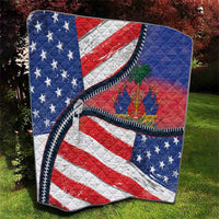 Haitian Americans Zipper Stylized Quilt Haiti Heritage Month 2025