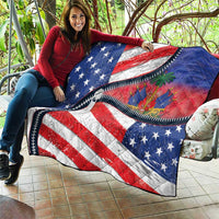 Haitian Americans Zipper Stylized Quilt Haiti Heritage Month 2025