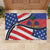 Haitian Americans Zipper Stylized Rubber Doormat Haiti Heritage Month 2025