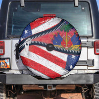 Haitian Americans Zipper Stylized Spare Tire Cover Haiti Heritage Month 2025