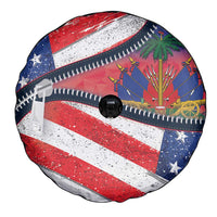 Haitian Americans Zipper Stylized Spare Tire Cover Haiti Heritage Month 2025