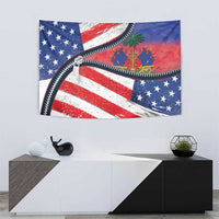 Haitian Americans Zipper Stylized Tapestry Haiti Heritage Month 2025