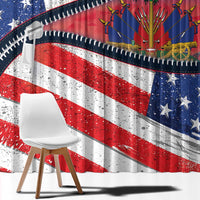 Haitian Americans Zipper Stylized Window Curtain Haiti Heritage Month 2025