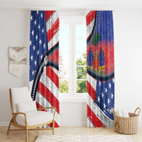 Haitian Americans Zipper Stylized Window Curtain Haiti Heritage Month 2025