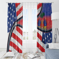 Haitian Americans Zipper Stylized Window Curtain Haiti Heritage Month 2025