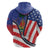 Haitian Americans Zipper Stylized Zip Hoodie Haiti Heritage Month 2025