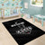 New Zealand Cricket Area Rug Aotearoa Black Cap Come On
