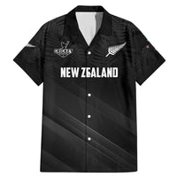 Custom New Zealand Cricket Family Matching Mermaid Dress and Hawaiian Shirt Aotearoa Black Cap Come On