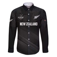 Custom New Zealand Cricket Family Matching Mermaid Dress and Hawaiian Shirt Aotearoa Black Cap Come On