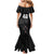Custom New Zealand Cricket Family Matching Mermaid Dress and Hawaiian Shirt Aotearoa Black Cap Come On