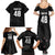 Custom New Zealand Cricket Family Matching Summer Maxi Dress and Hawaiian Shirt Aotearoa Black Cap Come On