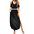 Custom New Zealand Cricket Family Matching Summer Maxi Dress and Hawaiian Shirt Aotearoa Black Cap Come On