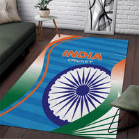 India Cricket Area Rug Men in Blue Champions 2025