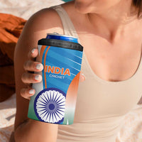 Custom India Cricket 4 in 1 Can Cooler Tumbler Men in Blue Champions 2025