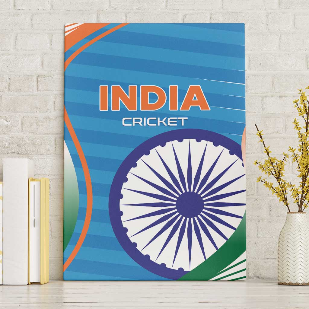 India Cricket Canvas Wall Art Men in Blue Champions 2025