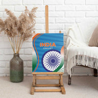 India Cricket Canvas Wall Art Men in Blue Champions 2025