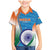 Custom India Cricket Family Matching Mermaid Dress and Hawaiian Shirt Men in Blue Champions 2025