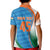 Custom India Cricket Kid Polo Shirt Men in Blue Champions 2025