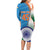 Custom India Cricket Long Sleeve Bodycon Dress Men in Blue Champions 2025