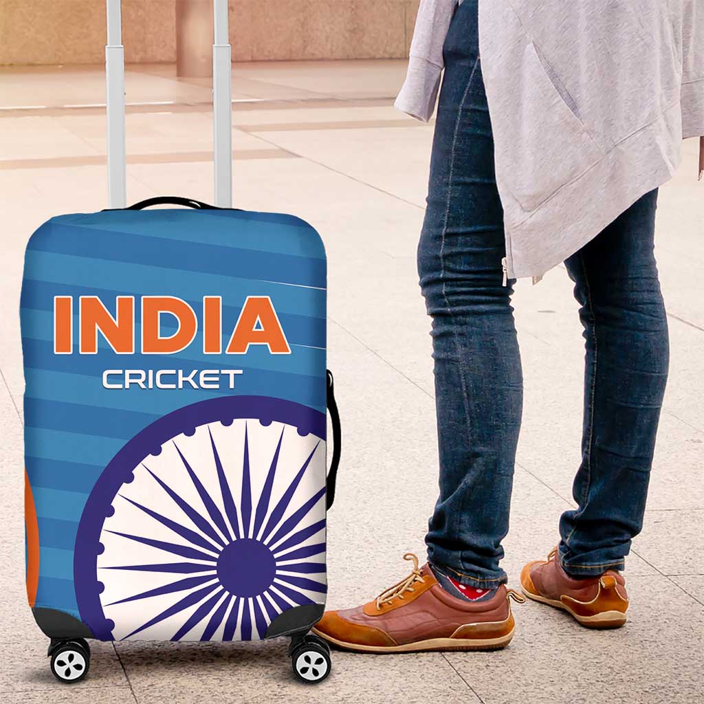 India Cricket Luggage Cover Men in Blue Champions 2025
