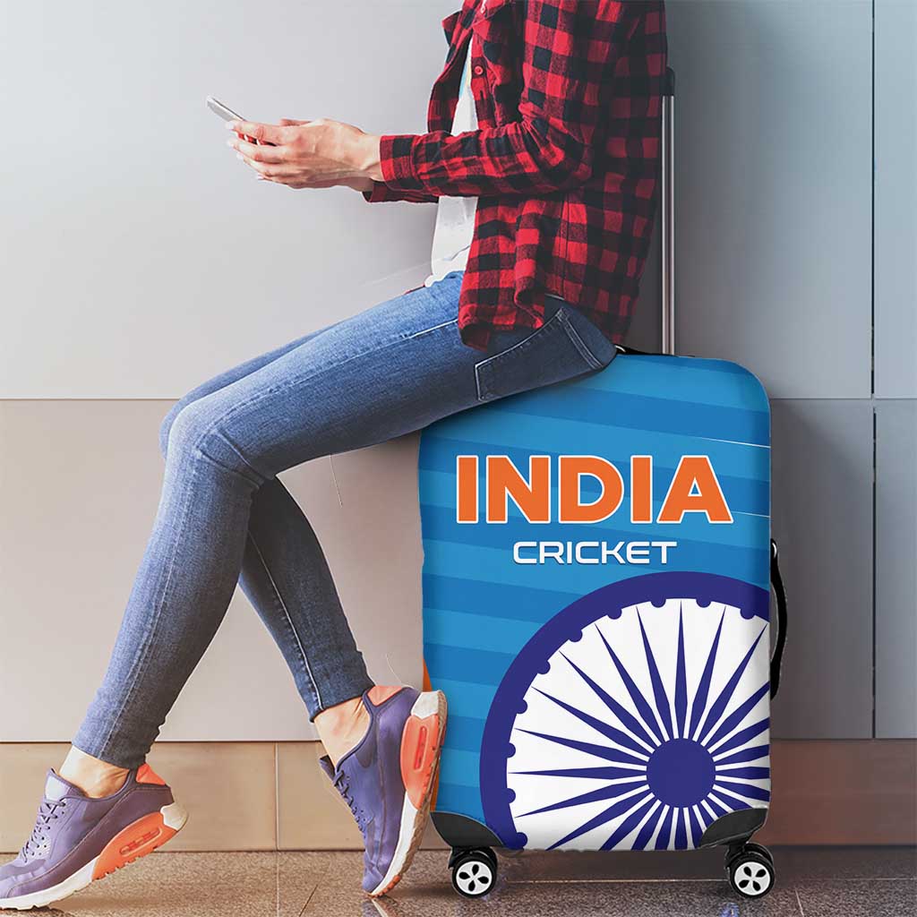 India Cricket Luggage Cover Men in Blue Champions 2025