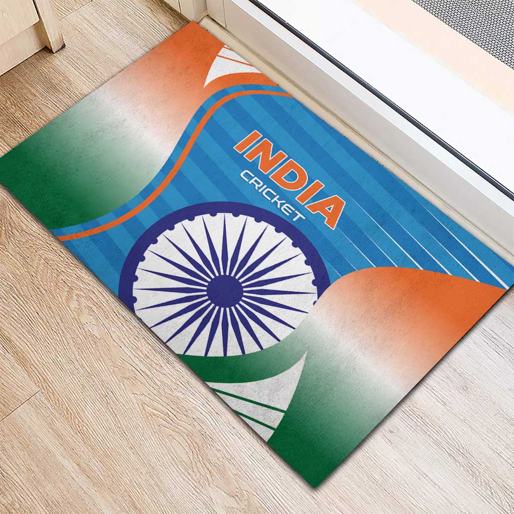 India Cricket Rubber Doormat Men in Blue Champions 2025