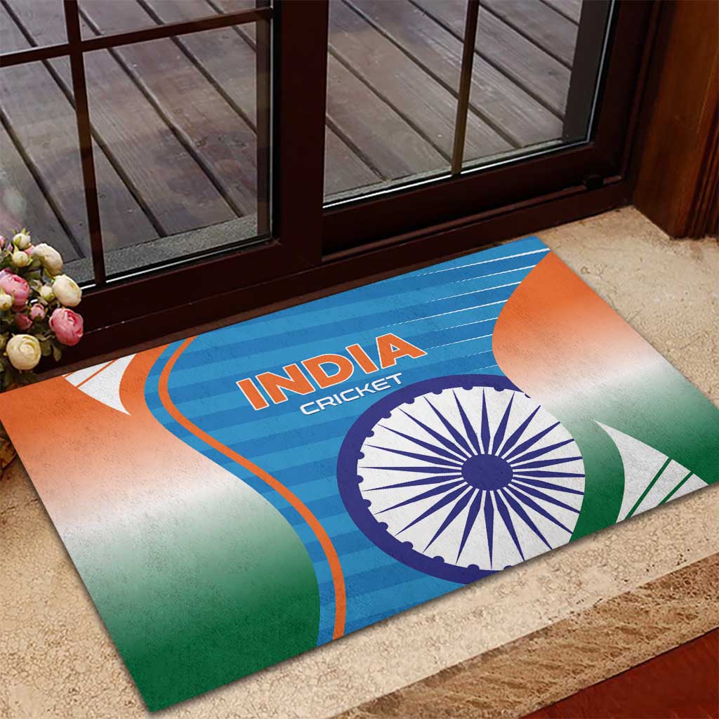 India Cricket Rubber Doormat Men in Blue Champions 2025