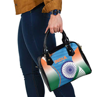 India Cricket Shoulder Handbag Men in Blue Champions 2025