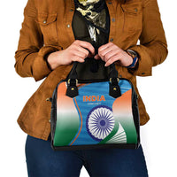 India Cricket Shoulder Handbag Men in Blue Champions 2025
