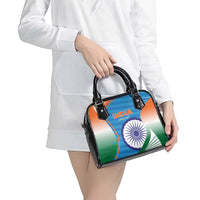 India Cricket Shoulder Handbag Men in Blue Champions 2025