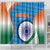 India Cricket Shower Curtain Men in Blue Champions 2025