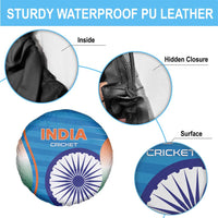 India Cricket Spare Tire Cover Men in Blue Champions 2025