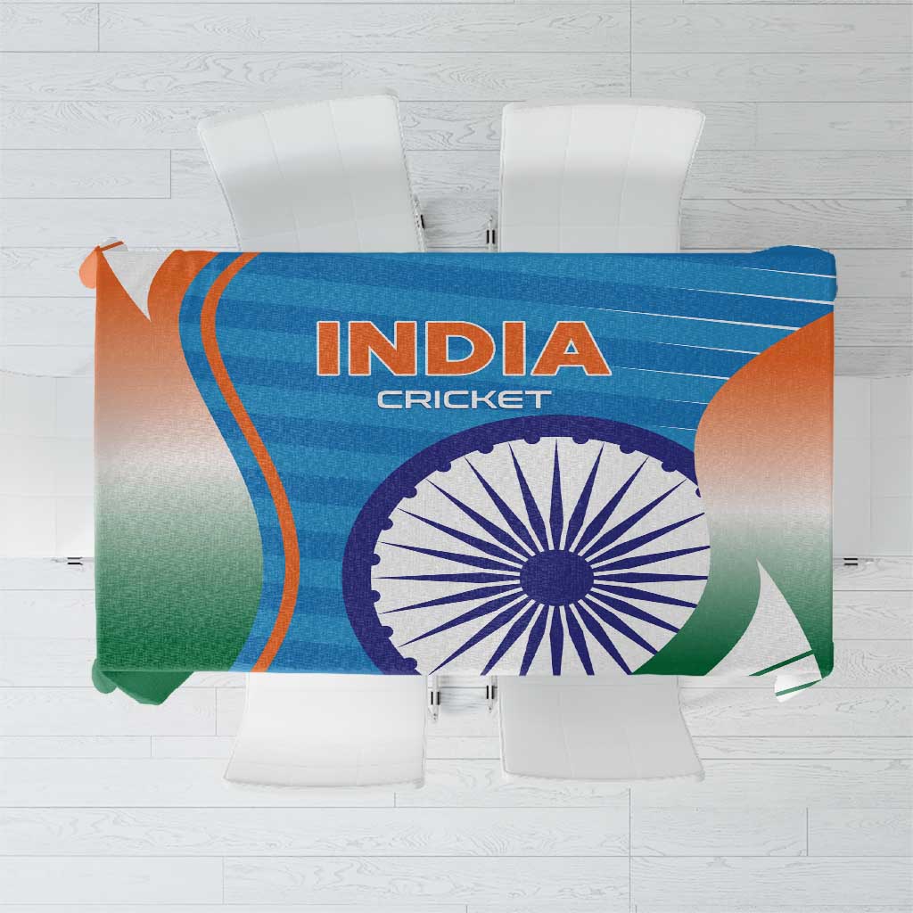 India Cricket Tablecloth Men in Blue Champions 2025