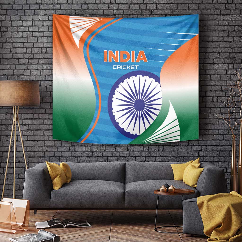 India Cricket Tapestry Men in Blue Champions 2025