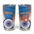 Custom India Cricket Tumbler Cup Men in Blue Champions 2025