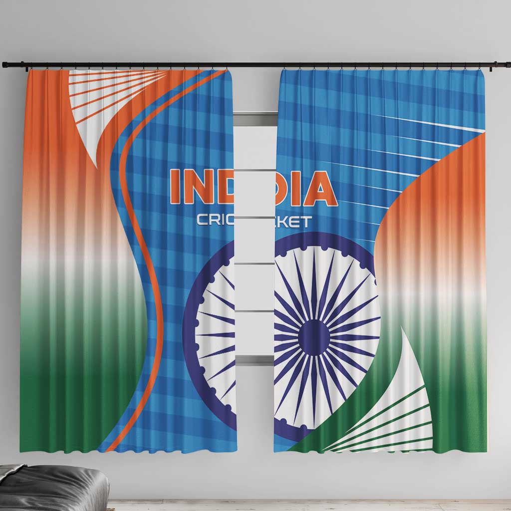 India Cricket Window Curtain Men in Blue Champions 2025