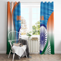 India Cricket Window Curtain Men in Blue Champions 2025