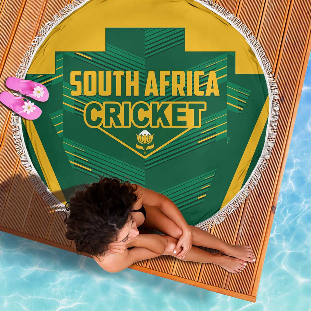 South Africa Cricket Beach Blanket SA Protea Woza Nawe
