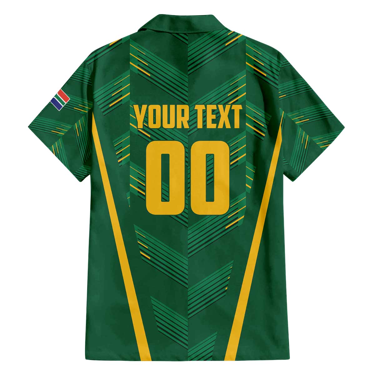Custom South Africa Cricket Family Matching Off The Shoulder Long Sleeve Dress and Hawaiian Shirt SA Protea Woza Nawe