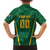 Custom South Africa Cricket Family Matching Puletasi and Hawaiian Shirt SA Protea Woza Nawe