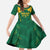 Custom South Africa Cricket Family Matching Puletasi and Hawaiian Shirt SA Protea Woza Nawe